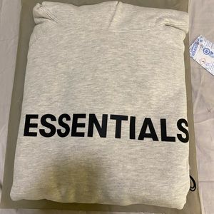 Fear Of God Essentials Hoodie Oatmeal